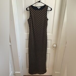 Rampage Y2K Vintage Maxi Dress Black/Gold Medium